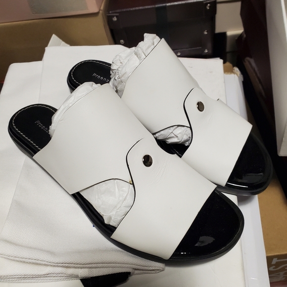 Sz 35 NIB $550 Proenza Schouler flats - Picture 1 of 5